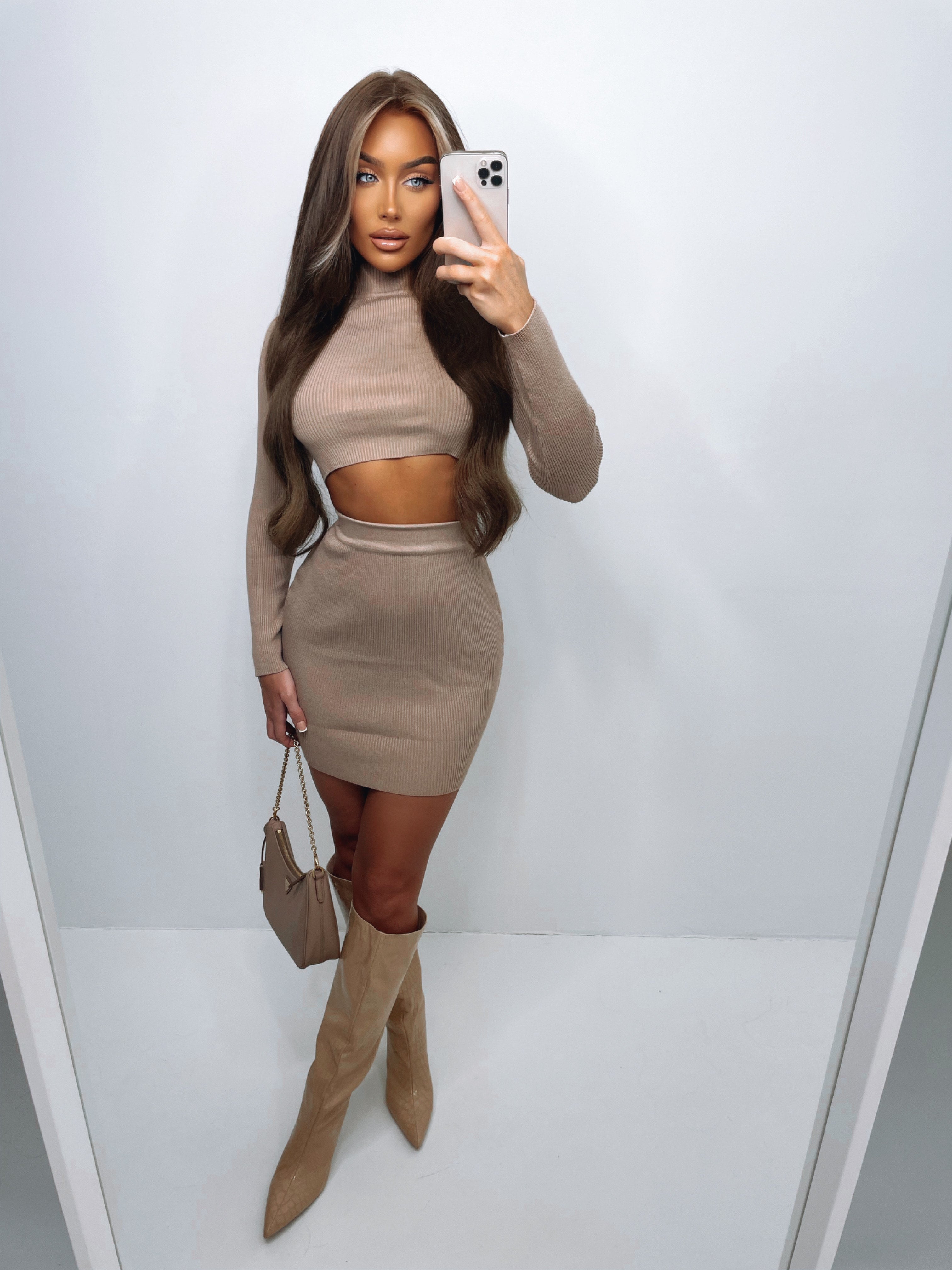 Long sleeve two top piece outfit