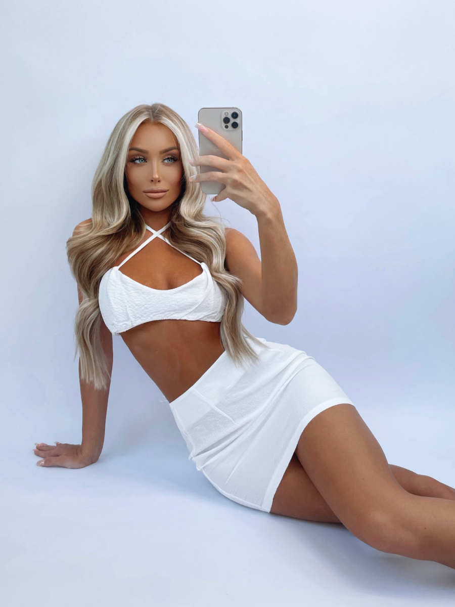 Lacey Two Piece - White (SALE)